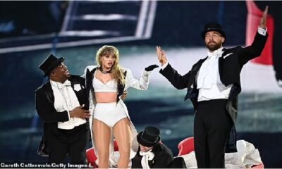 Travis Kelce keeps fans in suspense on joining Taylor Swift on stage